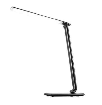 LED stmívatelná stolní lampa 12W, 700Lm, 2700 - 6000K, USB, černá 